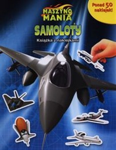 Bild von Maszynomania Samoloty Książka z naklejkami