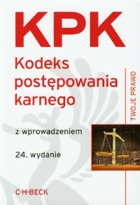 Obrazek Kodeks postępowania karnego z wprowadzeniem