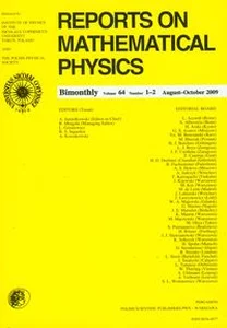 Bild von Reports on Mathematical Physics 64/1-2 2009