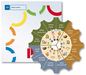 Bild von Paleta JP2 Nauka czytania Tarcze ćwiczeń
