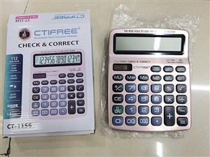 Bild von Kalkulator gold rose