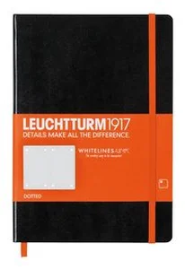 Bild von Notes Medium Leuchtturm Whitelines Link Notebook w kropki