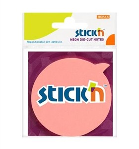 Obrazek Notes samoprzylepny koło różowy 76x76mm
