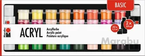 Bild von Farby akrylowe Basic 32x3,5ml, 2x59ml