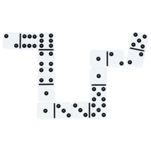 Obrazek Domino białe