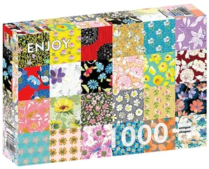 Bild von Puzzle 1000el Kwiecisty patchwork