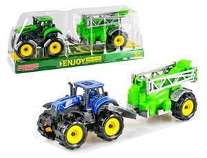 Obrazek Traktor z przyczepą MIX