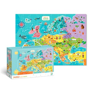 Bild von Puzzle 100 Mapa Europy DOP300124