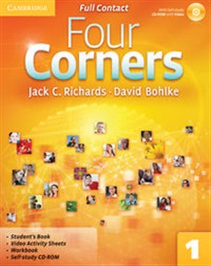 Obrazek Four Corners Level 1 Full Contact with Self-study CD-ROM