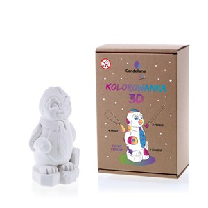 Bild von Kolorowanka 3D Funny Penguin