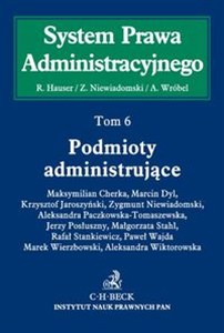 Obrazek Podmioty administrujące Tom 6