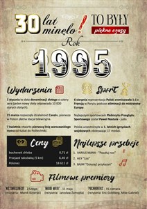 Obrazek Karnet Urodziny 30