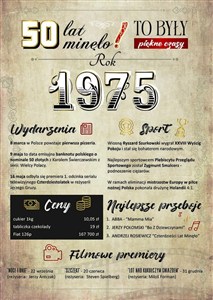 Obrazek Karnet Urodziny 50