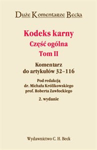 Bild von Kodeks Karny Część ogólna Tom 2 Komentarz do artykułów 32-116