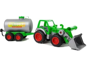 Obrazek Farmer technik traktor-ładowarka z cysterną