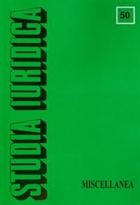 Obrazek Studia Iuridica Tom 50 Miscellanea