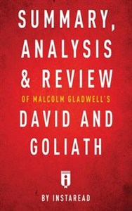 Obrazek Summary, Analysis & Review of Malcolm Gladwell's David and Goliath by Instaread