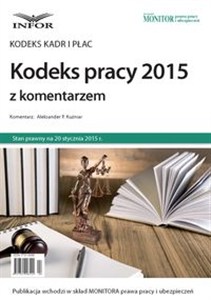 Bild von KODEKS PRACY 2015 z komentarzem Kodeks Kadr i Płac