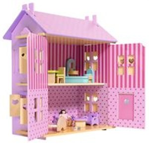 Bild von Drewniany domek dla lalek