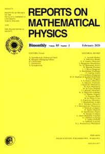Obrazek Reports on Mathematical Physics 85/1 Pergamon