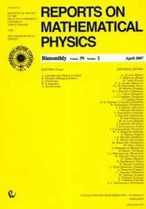 Bild von Reports on Mathematical Physics 59/2