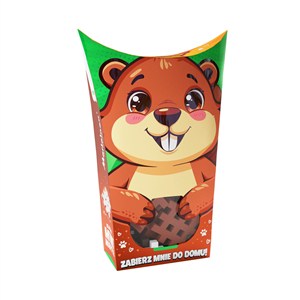 Obrazek Klocki konstrukcyjne mini Pocket Pets Bóbr 25 elementy