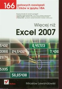Bild von Więcej niż Excel 2007 166 gotowych rozwiązań i trików w języku VBA