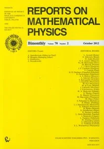 Obrazek Reports on Mathematical Physics 70/2