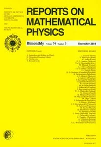 Bild von Reports on Mathematical Physics 74/3 2014 Pergamon