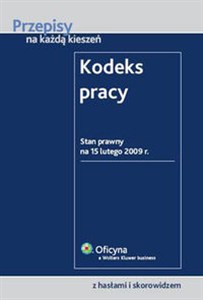 Obrazek Kodeks pracy Stan prawny na 15 lutego 2009