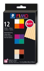 Bild von Fimo Professional, 12x25g - Basic Colour