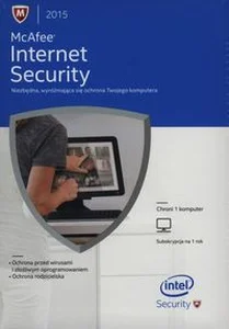 Bild von McAfee Internet Security 2015 Ochrona 1 komputera, subskrypcja na 1 rok
