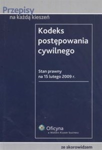 Bild von Kodeks postępowania cywilnego ze skorowidzem