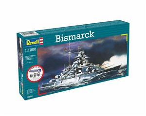 Obrazek Revell Starter Kit 1:1200 Bismarck REV-75802