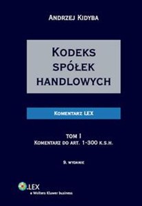 Obrazek Kodeks spółek handlowych Komentarz Tom 1/2