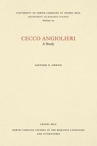 Bild von Cecco Angiolieri A Study