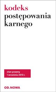 Obrazek Kodeks postępowania karnego