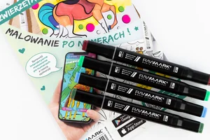 Bild von Promarkery alkoholowe Rawmark Basic UNIVERSA 36 kolorów  + kolorowanka AR Rawmark 5połączona z aplikacją na telefon