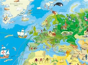 Obrazek Mapa zdrapka Świat Młodego Odkrywcy