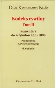 Bild von Kodeks Cywilny tom 2 Komentarz do artykułów 450 - 1088