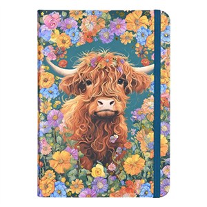 Obrazek Notatnik Mini Krowa Highland Peter Pauper Press