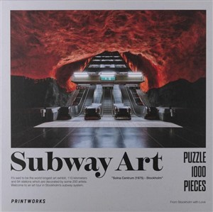 Bild von Puzzle 1000 Subway Art Fire