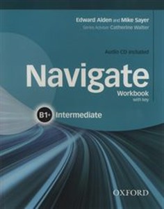 Obrazek Navigate Intermediate B1+ Workbok With Key + CD