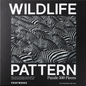 Bild von Puzzle Wildlife Pattern Zebra 500