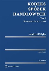 Bild von Kodeks spółek handlowych Komentarz Tom 1-2