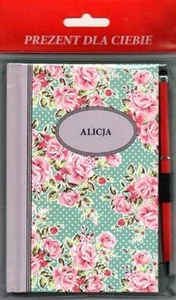 Obrazek Notes Imienny  Alicja