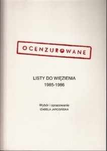 Bild von Ocenzurowane Listy do więzienia 1985-1986