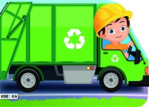 Bild von Wykrojnik Śmieciarka Kolorowanka