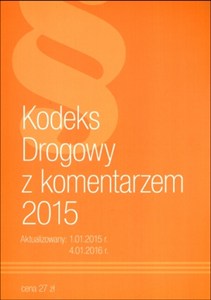 Obrazek Kodeks drogowy z komentarzem 2015