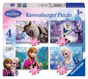 Obrazek Puzzle Kraina Lodu 4 w 1